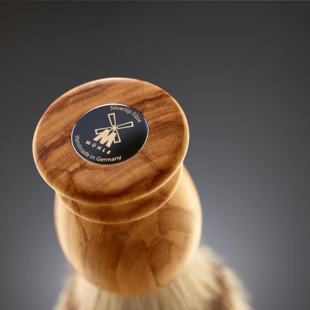 MÜHLE Classic Olive Wood X-Large Silvertip Fiber Shaving Brush - Synthetic Luxury Shave Brush for Men, Rich Lather Beauty and Personal Care MÜHLE