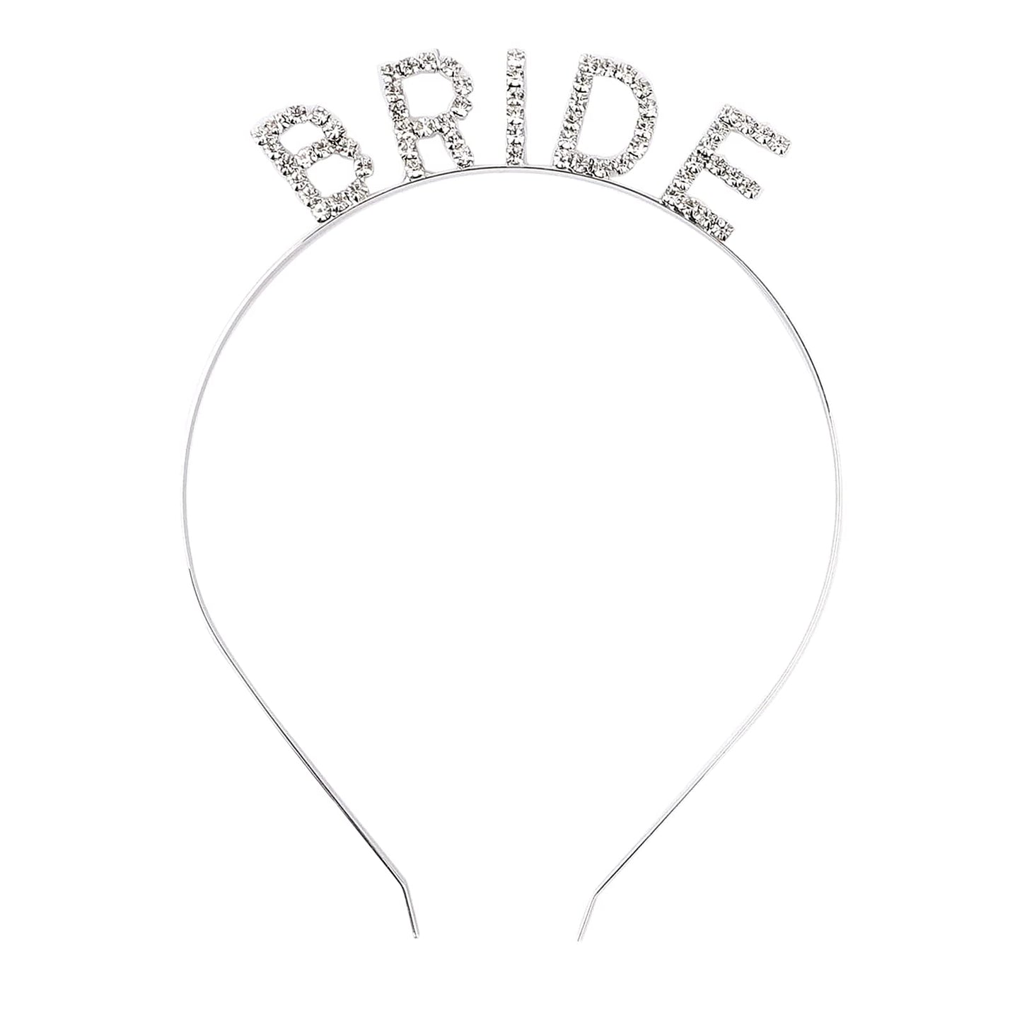Bride Headband Rhinestone Bride Headband Bachelorette Party Headband Sparkling Crystal Bride Crown Bride Tiara Headpiece Hair Accessories for Bridal