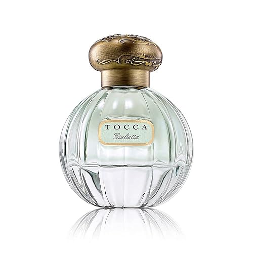 Tocca Giulietta Women's Perfume, 1.7oz (50 ml) - Fresh Floral, Pink Tulips, Green Apple, Vanilla Orchid Fragrance - Hand-Finished Bottle
