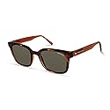 Kenneth Cole New York Women's KC5152N Square Sunglasses, Dark Havana/Green, 51/20/145