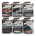Hot Wheels Fast & Furious Bundle of 6 Cars from Fast & Furious, 2 Fast 2 Furious, Fast 5, The Fate of The Furious Movies