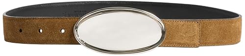 Altuzarra, Oval Plaque Belt, S, Tobacco