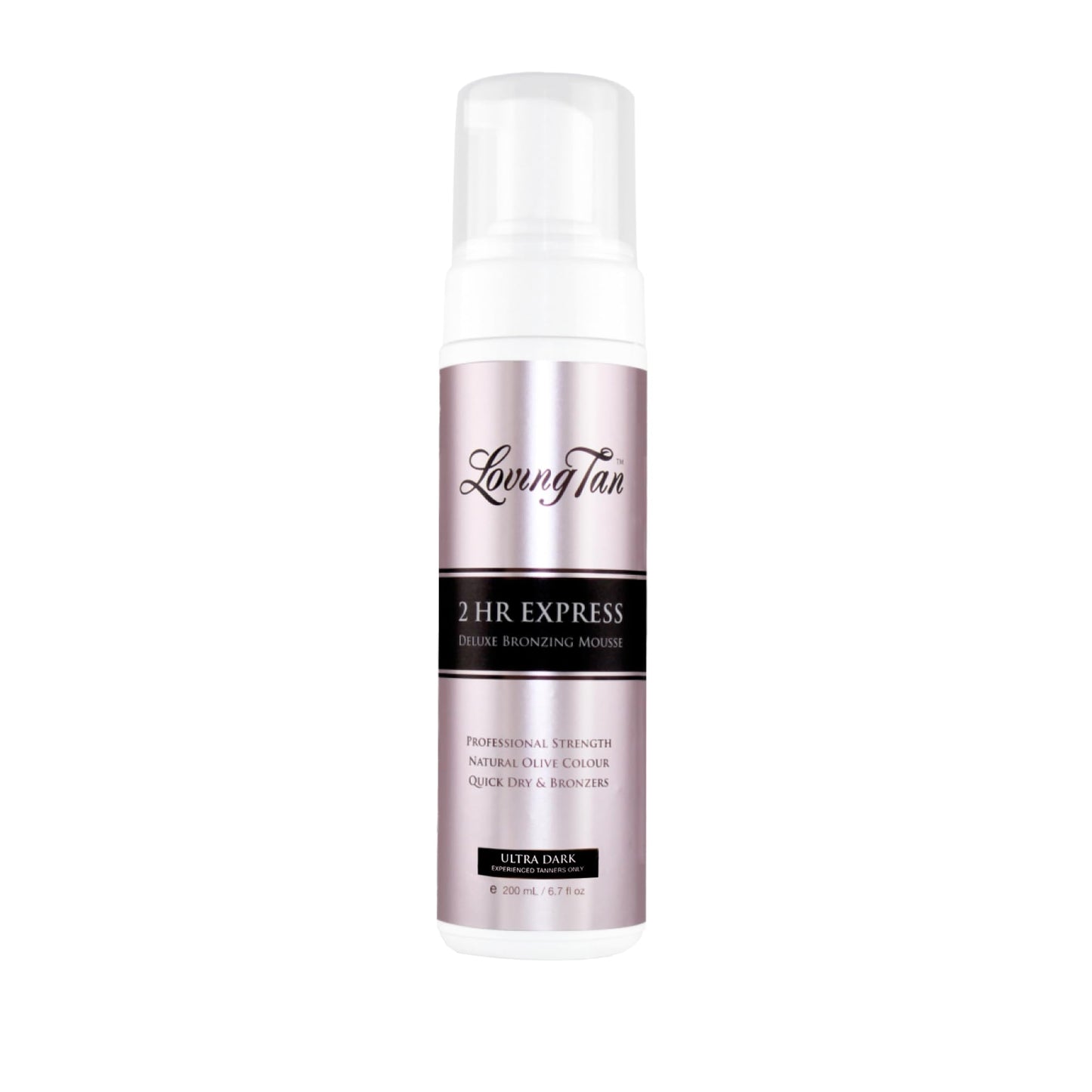 Loving Tan 2 HR Express Self Tanning Mousse, Ultra Dark - Streak Free, Natural, Professional Quality - 5+ Sunless Self Tanner Applications per Bottle Beauty and Personal Care Loving Tan Default Title