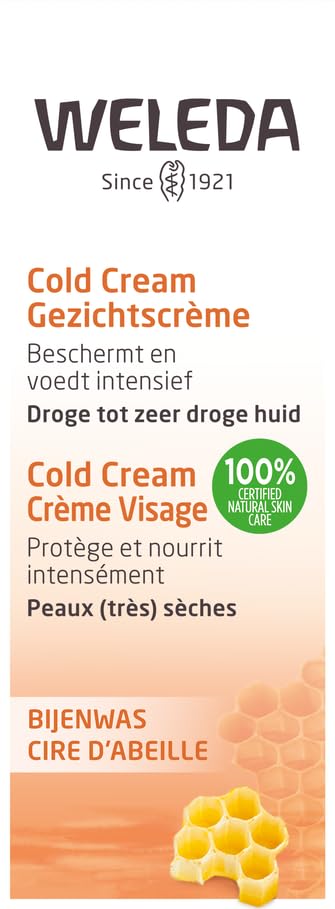 Weleda Deep Moisture Facial Balm, 1 Fluid Ounce, Plant Rich Moisturizer with Sweet Almond Oil