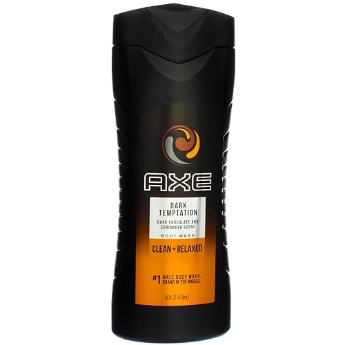 Axe Body Wash, Dark Temptation, 16 fl oz (9 pack) (Bundle)