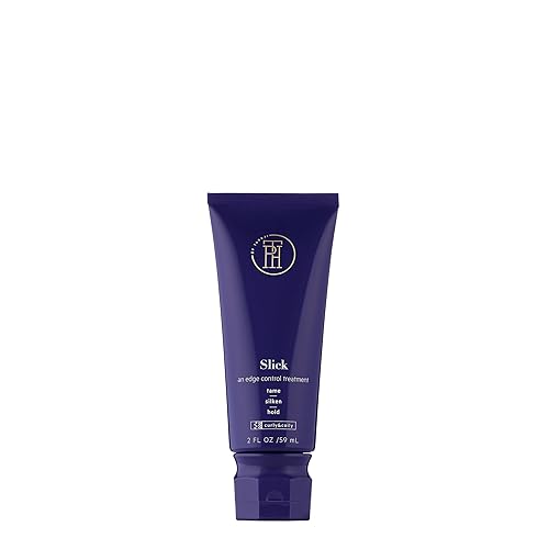 TPH BY TARAJI Slick Edge Control Treatment with Castor Oil | Silky Hair Style Cream for Edges, Baby Hairs for Coily & Curly Hair | Cruelty Free, Vegan