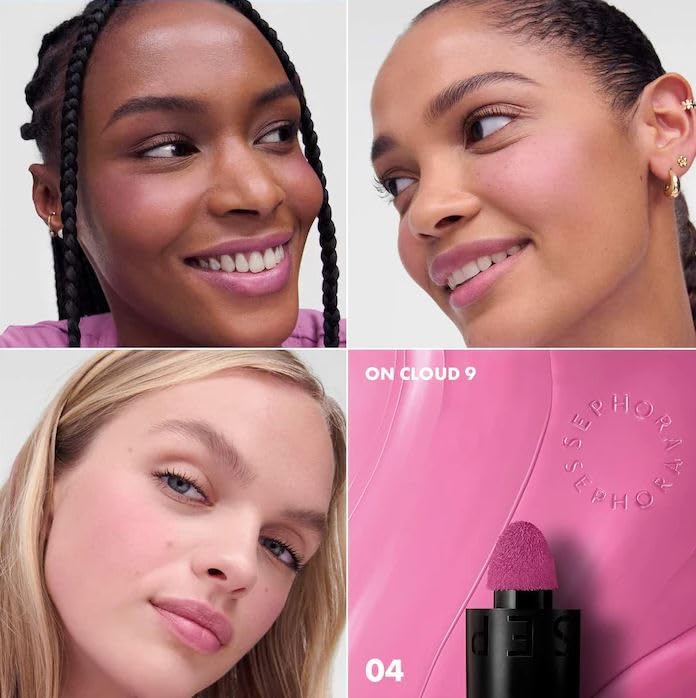 SEPHORA COLLECTION Blush & Go For Lip and Cheek - 04 ON CLOUD 9 (7 ml/.23 Fl Oz)