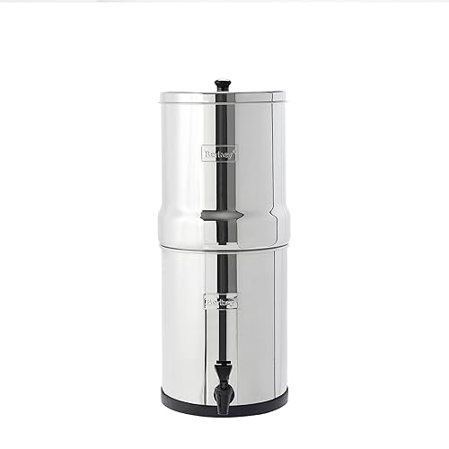 Travel Berkey Gravity-Fed Water Filter with 2 Black Berkey Elements-Enjoy Potable Water While Camping, RVing, Off-Grid, Emergencies, Every Day at Home