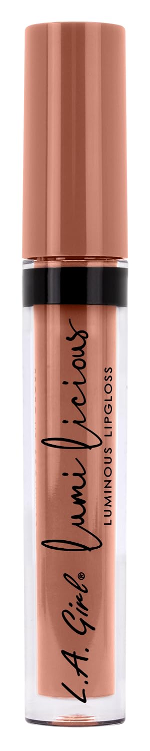 L.A. Girl Lumilicious Lip Gloss, Peach GLG941
