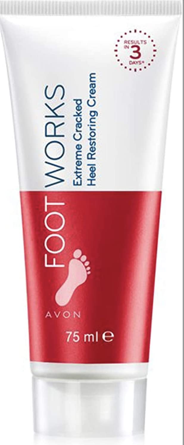 Avon Foot Works Maximum Strength Cracked Heel Cream - Lot of 2