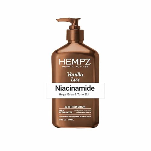Hempz Vanilla Lux Herbal Body Moisturizer 17 oz. NEW LOOK