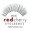 Red Cherry False Eyelashes #510 (Pack of 3 Pairs)