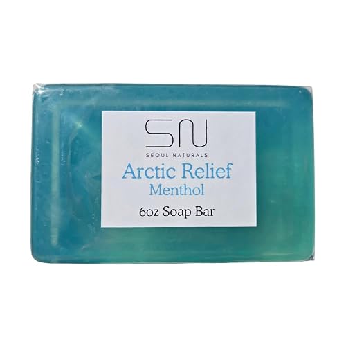 Seoul Naturals Arctic Relief Menthol Soap with Wintergreen and Arnica Oil, k beauty, 6 oz Beauty & Personal Care Seoul Naturals