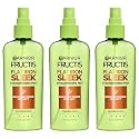Garnier Fructis Style Flat Iron Perfector Straightening Mist for Heat Protection, Argan Oil, 6.0 Fl Oz, 3 Count (Packaging May Vary)