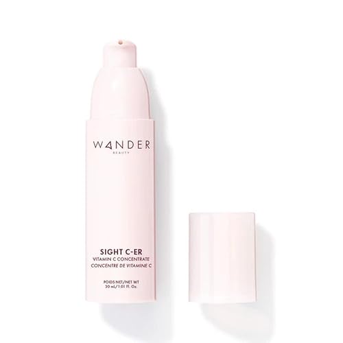 Wander Beauty Sight C-er Vitamin C Concentrate - 20% Vitamin C Cream to Plump, Brighten, & Hydrate Face - Brightening Moisturizer with Vitamin E