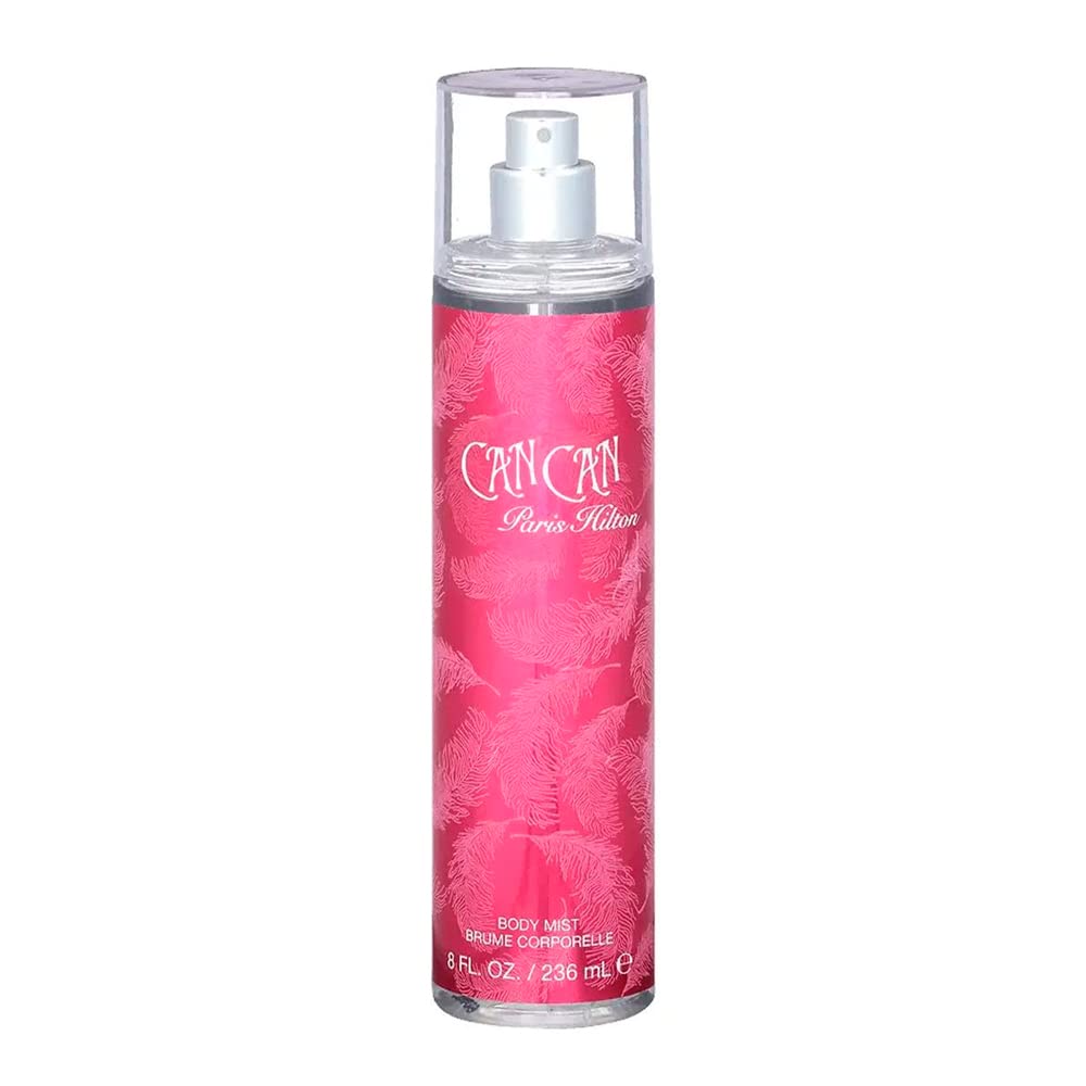 Paris Hilton CanCan Body Mist Fragrance for Women, Fruity, 8 Fl Oz