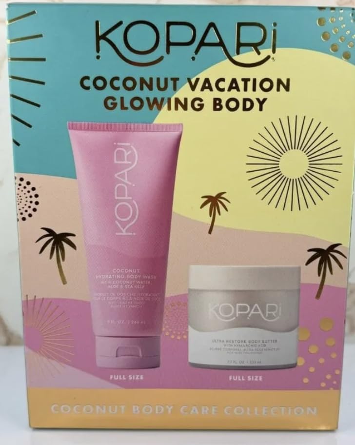 Kopari Coconut Vacation Glowing Body Gift Set Beauty and Personal Care Kopari