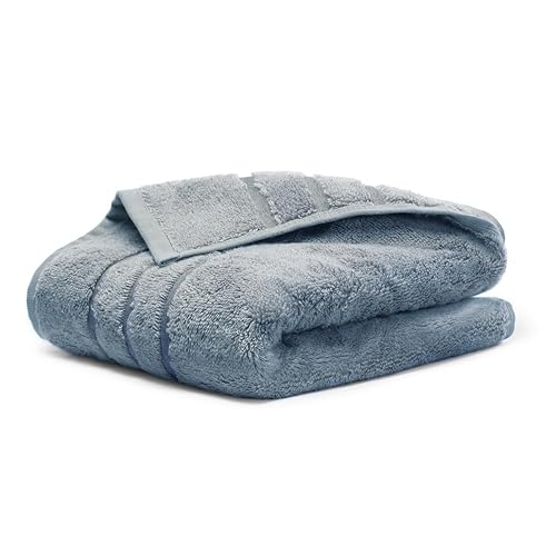 Cariloha Hand Towel | Blue Lagoon | 16"x24" | Turkish Cotton & Viscose Material Blend | Extra Smooth, Odor Resistant and Highly Absorbent