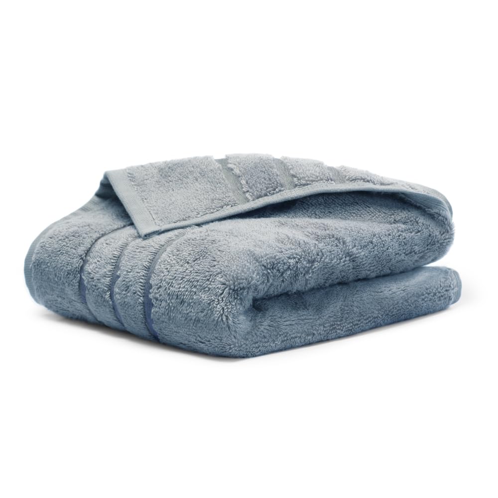 Cariloha Hand Towel | Blue Lagoon | 16"x24" | Turkish Cotton & Viscose Material Blend | Extra Smooth, Odor Resistant and Highly Absorbent