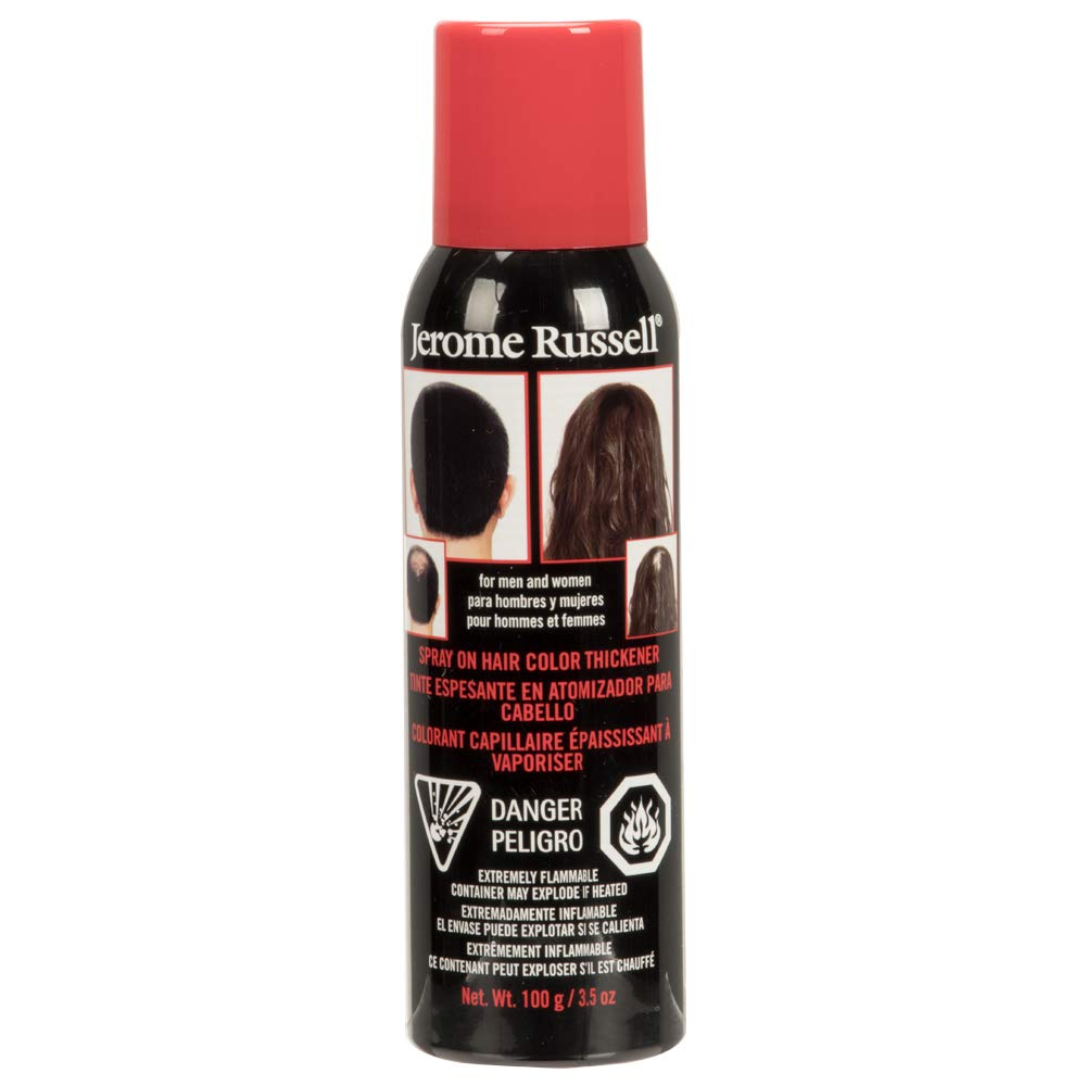 jerome russell Hair Color Thickener for Thinning Hair, Medium Brown, 3.5 Ounce