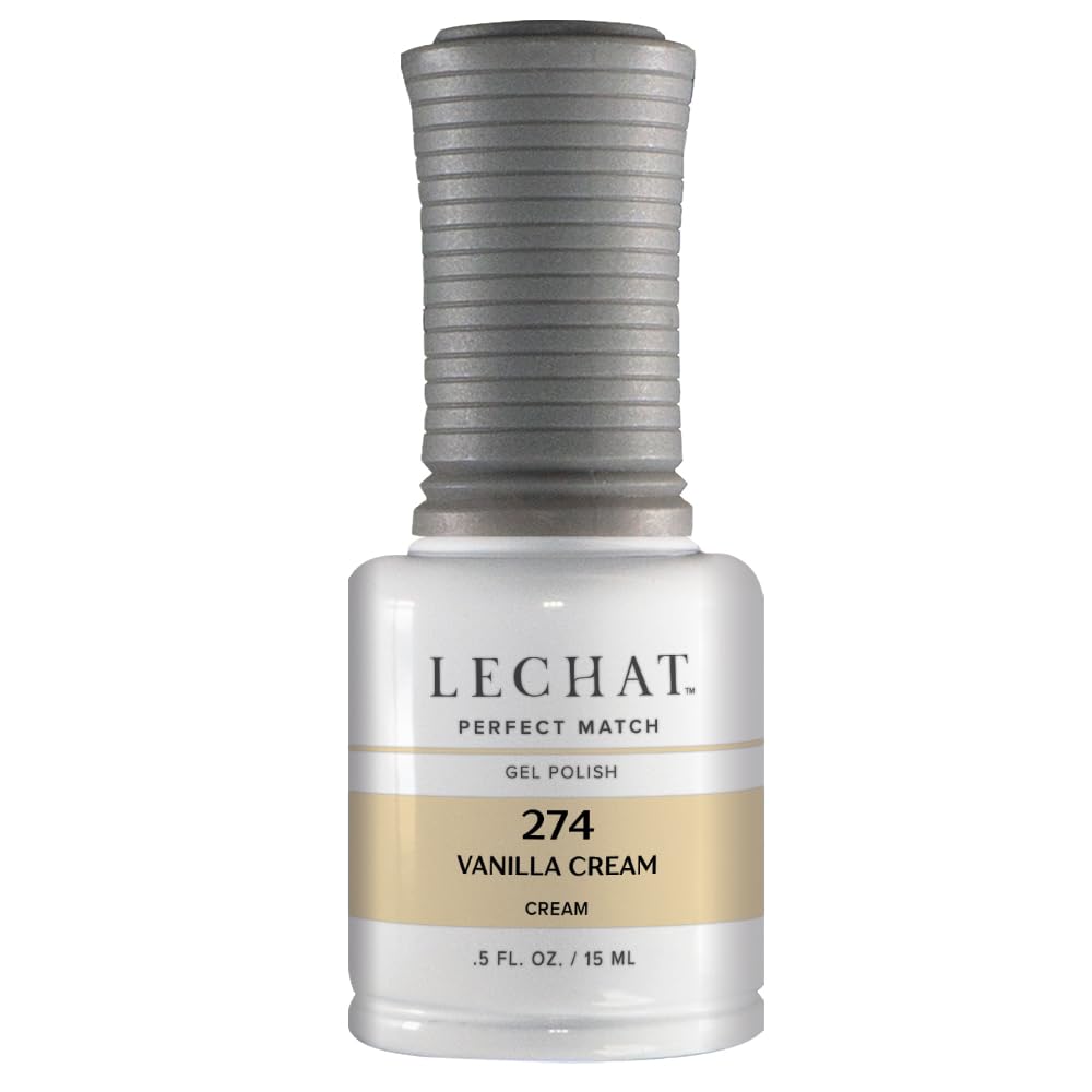LECHAT Perfect Match Gel Polish, Vanilla Cream, 0.5 fluid_ounces Beauty & Personal Care LECHAT