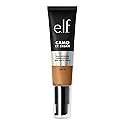 e.l.f. Camo CC Cream, SPF 30 Color-Correcting Medium-To-Full Coverage Face Foundation, Delivers An Airbrushed Finish, Vegan & Cruelty-Free, Tan 400 W