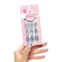 Olive & June Effects Super Stick Mani Press-On Nails | Oval, Medium | No Glue Needed | 32 Tab Nails in 16 Sizes | Non-Toxic Tabs | Easy On-Off Beauty & Personal Care Olive & June