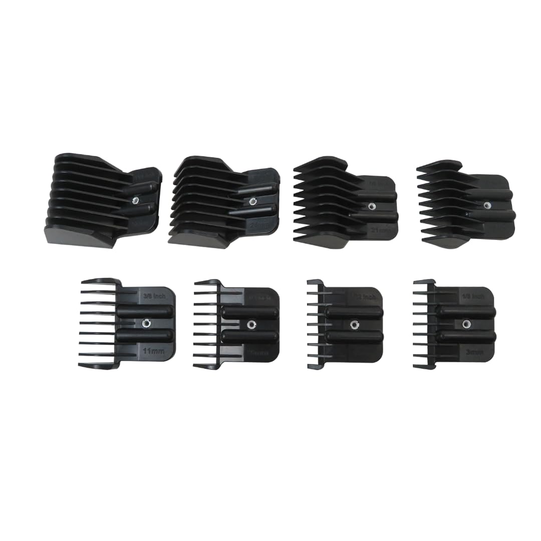 LO MERECES 8Pcs Trimmer Guards for BabylisPRO Barberology FX787 & FX726 Trimmer, Replacement Guards with Metal Spring Clip - From 1/32-5/4 inch Snap Beauty and Personal Care LO MERECES
