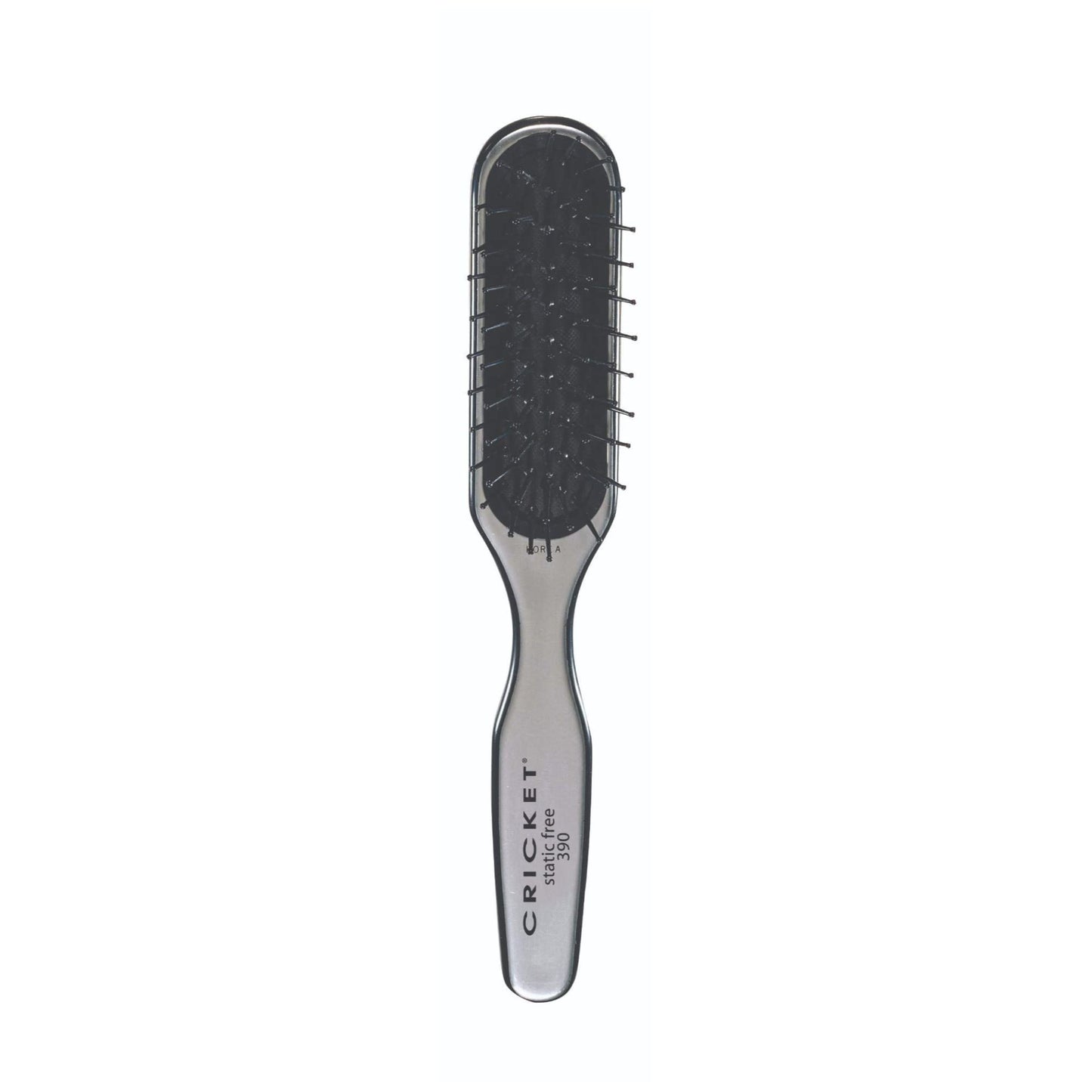 Cricket Visage 390 Sculpting Hair Brush - Anti-Static Nylon Bristles, Ultra-Soft Cushion Pad, Aluminum Finished Handle, Ideal for Styling
