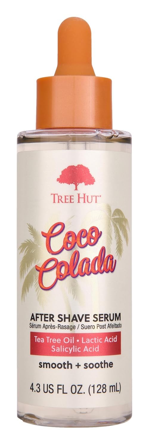 Tree Hut Coco Colada After Shave Serum, Helps Keep Skin Smooth & Soothed After Shaving, Sensitive, 4.3 Fl Oz Beauty and Personal Care Tree Hut