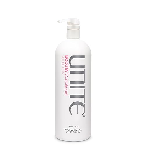 UNITE Hair - BOOSTA Conditioner - Volumizing, Hydrating Conditioner for Fine, Limp Hair - Adds Shine, Strengthens, UV Protection, Safe for Extensions