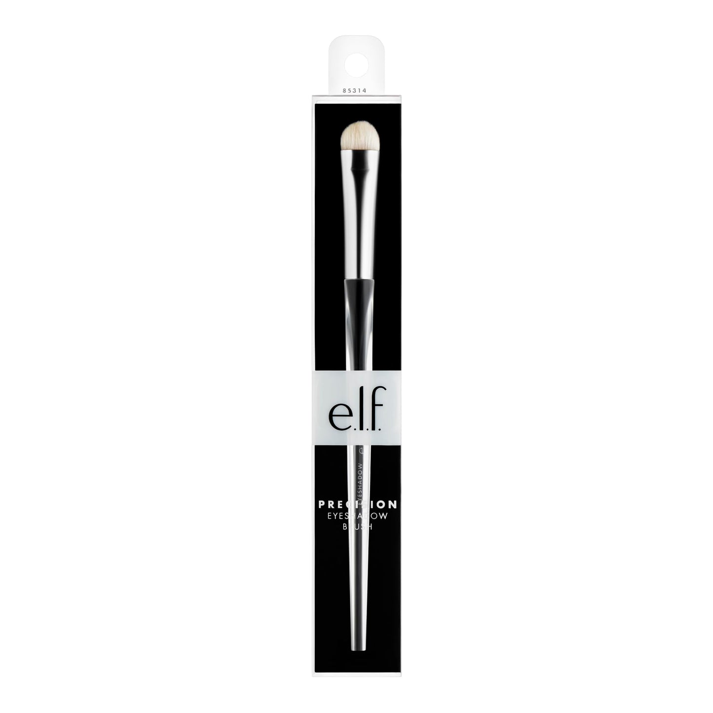 e.l.f. Precision Eyeshadow Brush, Medium-Sized, Tapered, Soft, Synthetic, Luxurious, Blends, Highlights, Contours, Shades, Applies Color, Easy