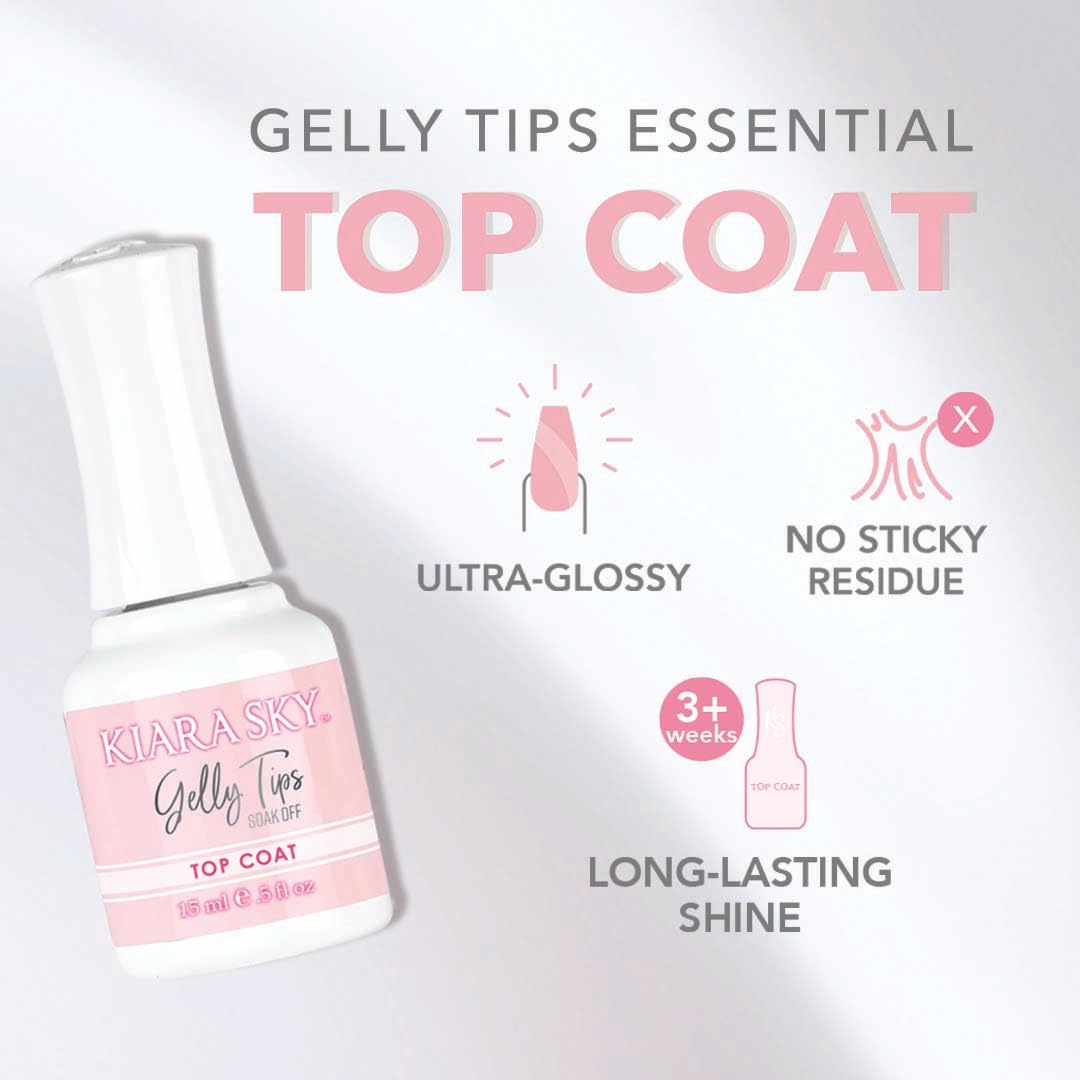 KIARA SKY Gelly Tip Top Coat GE04 Beauty & Personal Care KIARA SKY