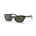 Ray-Ban Lady Burbank RB2299 901/31 55MM Black/Crystal Lens Green Cateye Sunglasses for Women +BUNDLE with ACCESSORY EYEWEAR KIT