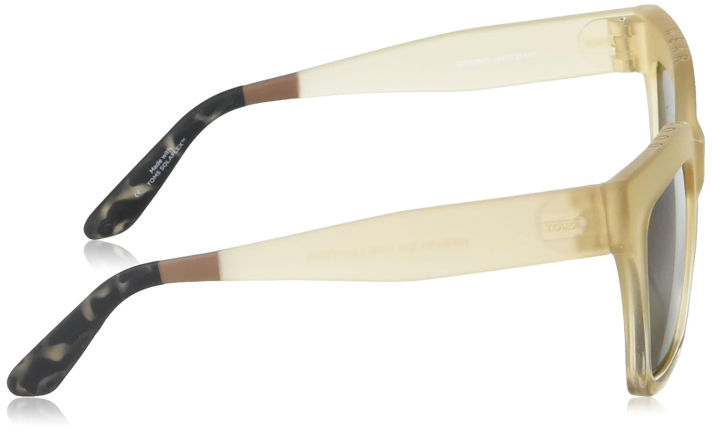 TOMS Adelaide Women’s Sunglasses - Traveler Retro Square Frame Shades - UV Protection Glasses w/Case - SOLAFLEX material