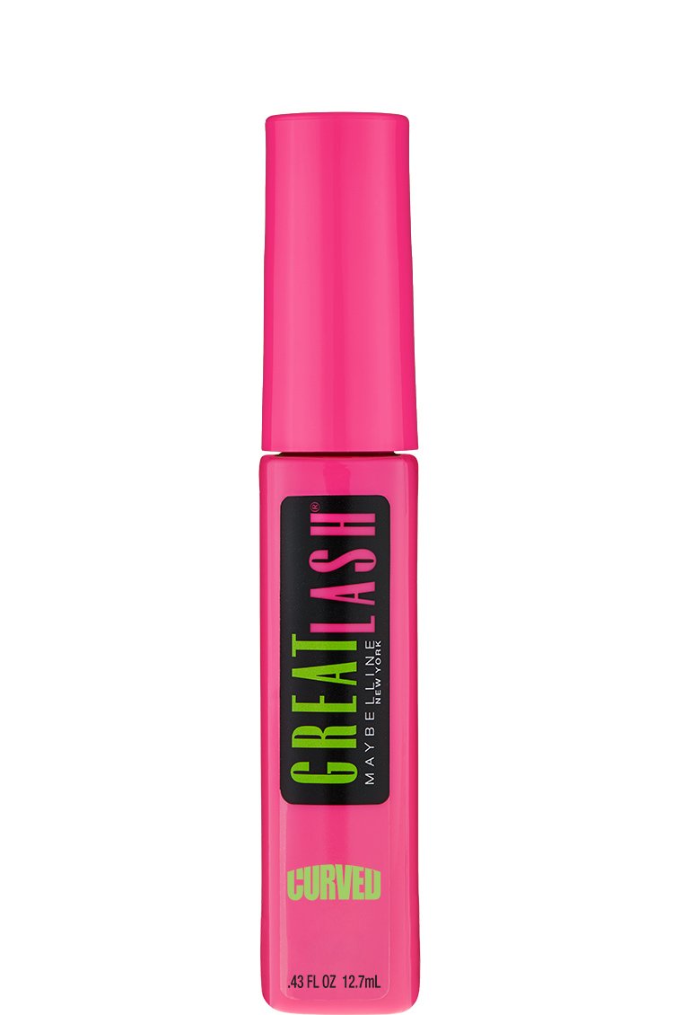 Maybelline New York Great Lash Curved Brush Washable Mascara Makeup, Very Black, 2 Count