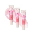 Ruby Kisses Hydrating Lip Oil Treatment Gloss with Rosehip Oil (3 Pack), Moisturizing Natural Shine Lip Care Protects & Heals with Vitamins,