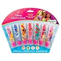 Townley Girl Disney Princess 7 Piece Swirl Lip Gloss, Girls Kids Party Favors, Lip Set for Girls, Perfect for Birthday Gifts, Plant Based, Ages 3