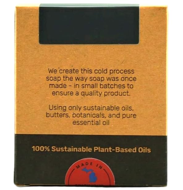 Traverse Bay Bath and Body Eucalyptus Mint Natural Cold Process Soap, Essential Oil Based, Cooling Eucalyptus and Peppermint, 2 Bars, 11+ oz Beauty & Personal Care Traverse Bay Bath and Body
