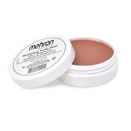 Mehron Makeup Professional Modeling Putty Wax | Scar Wax Special Effects Makeup | Create Fake Wounds, Noses, and Other SFX Designs for film, theater