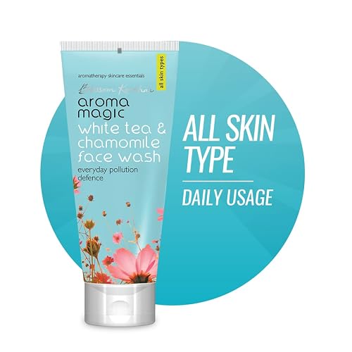 Aroma Magic White Tea & Chamomile Face Wash | Free Radical Damage Protection | Reduces Signs of Aging | Refreshing & Soothing | for All Skin Types |