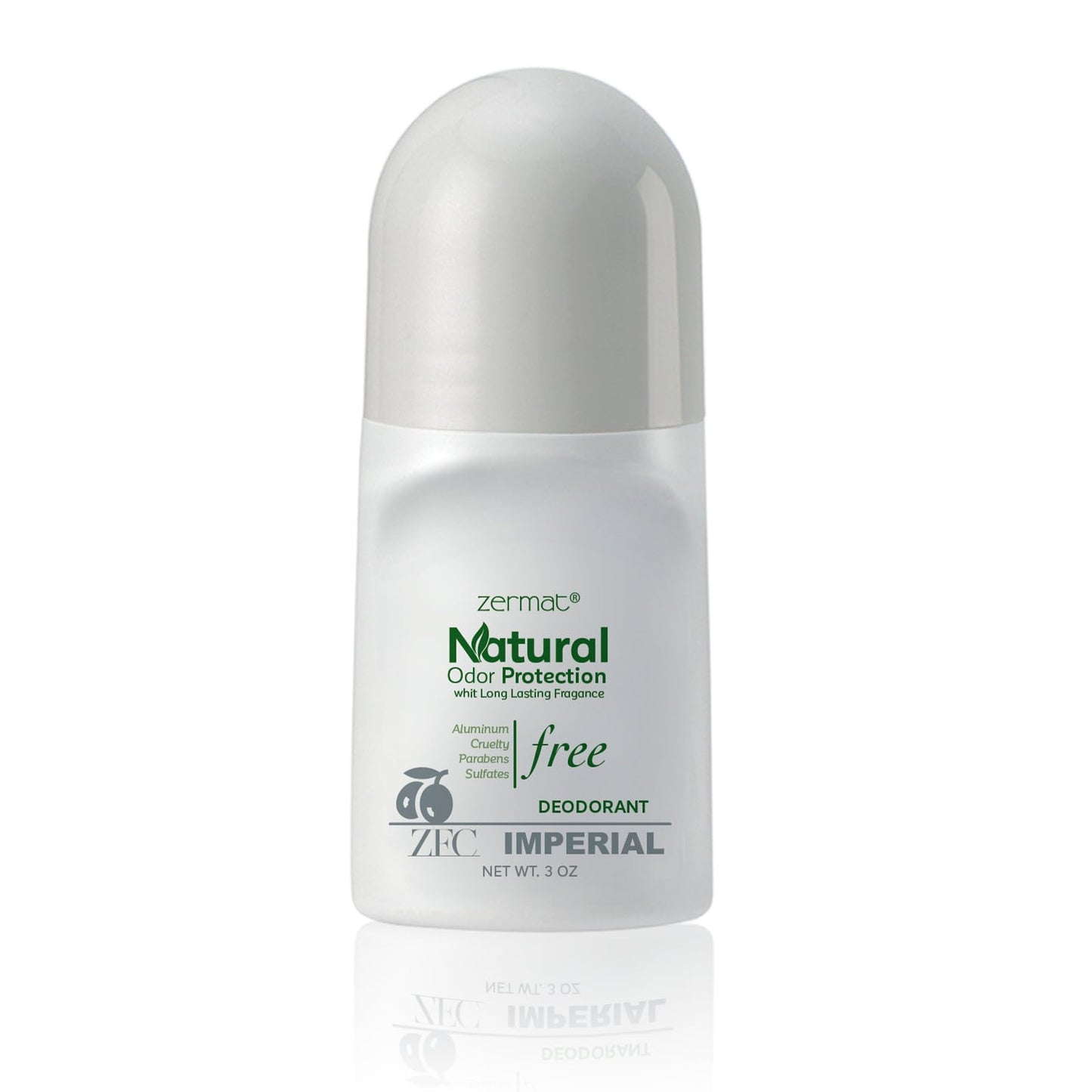 Zermat Distinzion Imperial, Natural Roll-On Deodorant, 3 Oz. Beauty and Personal Care Zermat