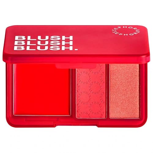 SEPHORA COLLECTION Blush Cream & Powder Palette - 04 Heart Breaker - (Vibrant Red Blush Palette)
