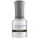 LeChat - Perfect Match Gel Polish - Crown Royal - Dark Golden Brown with Frost Finish and Fine Gold Glitter - (0.5 Ounce) - Easy Application - Soak Beauty & Personal Care LECHAT