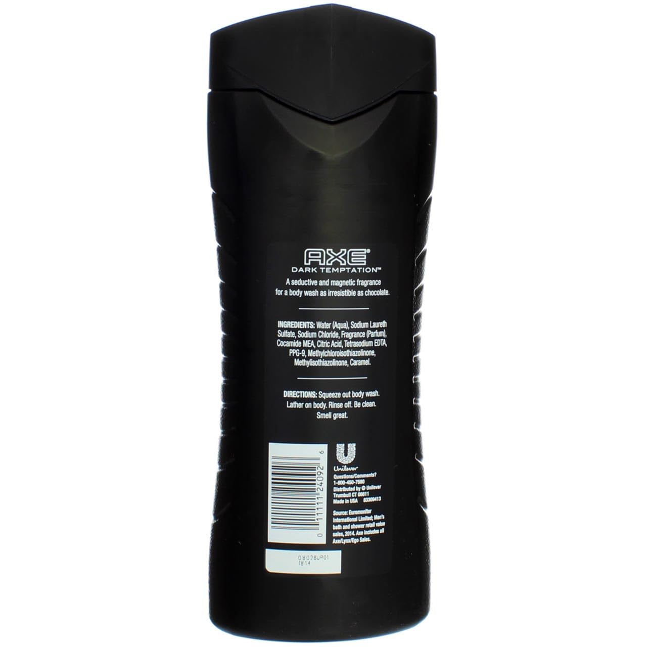 Axe Body Wash, Dark Temptation, 16 fl oz (9 pack) (Bundle)