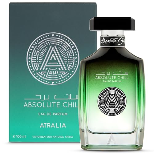 Atralia Absolute Chill 100ml EDP - Citrus Mint Perfume for Men & Women | Green Lemon, Mint, Orange, Blackcurrant | Summer Fresh Long-Lasting Fragrance