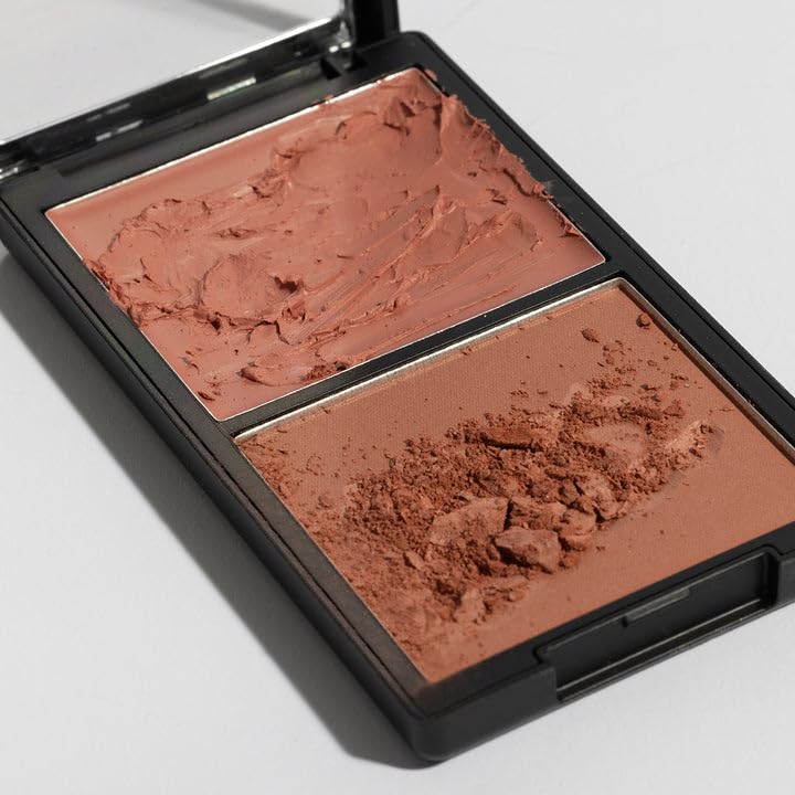 bdb Cream & Powder Duo - Smooth Cream Formula, Pop of Powder for Luminosity, Compact, Blush