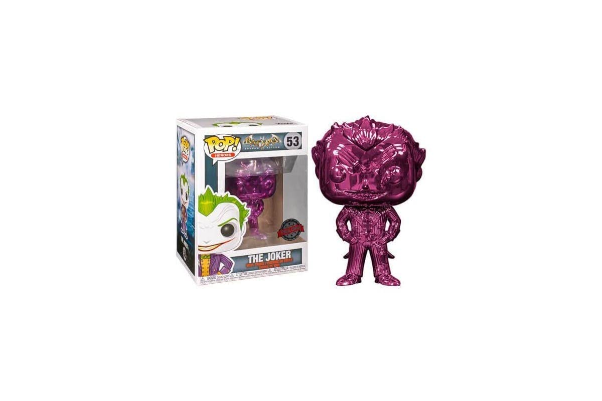 Funko POP! Heroes: DC Comics Batman Arkham Asylum - The Joker (Purple Chrome) (NYCC Debut)