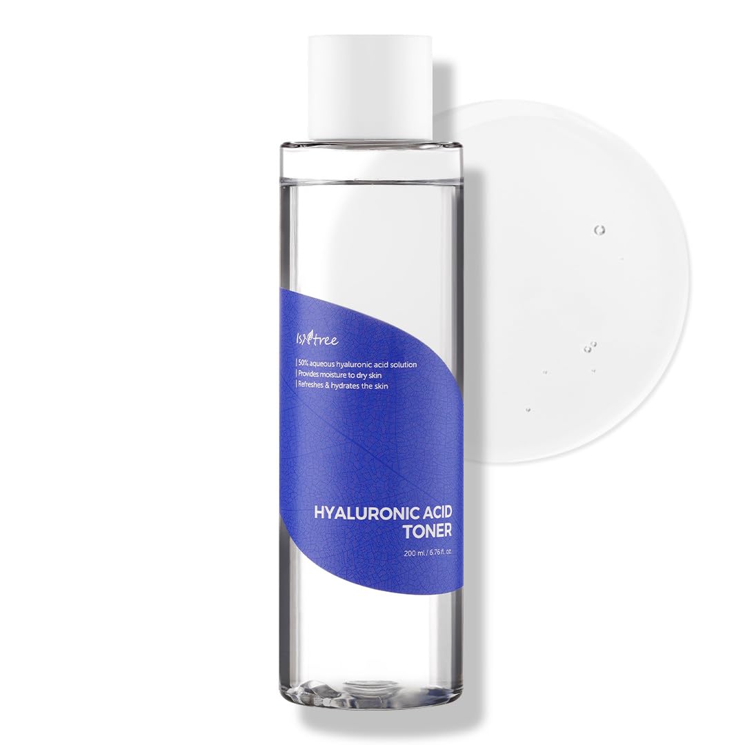 ISNTREE Hyaluronic Acid Toner 200ml, 6.76 fl oz | Korean Skincare | Deep Hydration | Non-Sticky | Mild Formula | for Dry & Sensitive Skin | Daily
