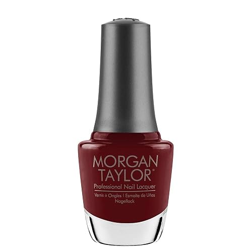 Morgan Taylor Nail Lacquer (Red Alert) Red Professional Lacquer, Vibrant, Chip-Resistant, Fast-Drying, Long-Lasting, High-Shine, Perfect for Manicures Beauty & Personal Care Morgan Taylor